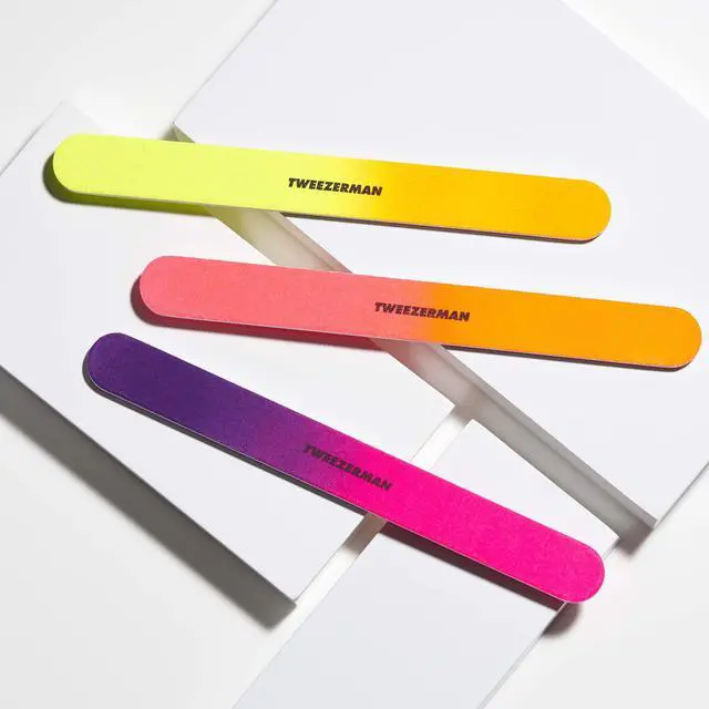 Alt view image 3 of 5 - Nail Files Pack of 3 Neon Hot