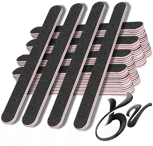 Main image of Nail Buffer Set Contains 52 Nail Files, Double Sided 100/180 Grit Nail Files, Nail Buffering Files for Home and Salon Use (52 Pack)