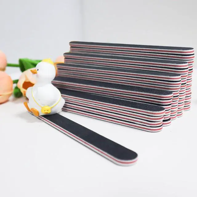 Alt view image 7 of 7 - Nail Buffer Set Contains 52 Nail Files, Double Sided 100/180 Grit Nail Files, Nail Buffering Files for Home and Salon Use (52 Pack)