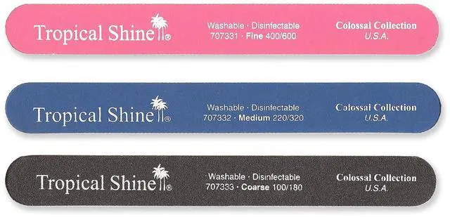 Main image of 8.5 Inches Nail Files For Natural and Acrylic Nails. 3 pcs.