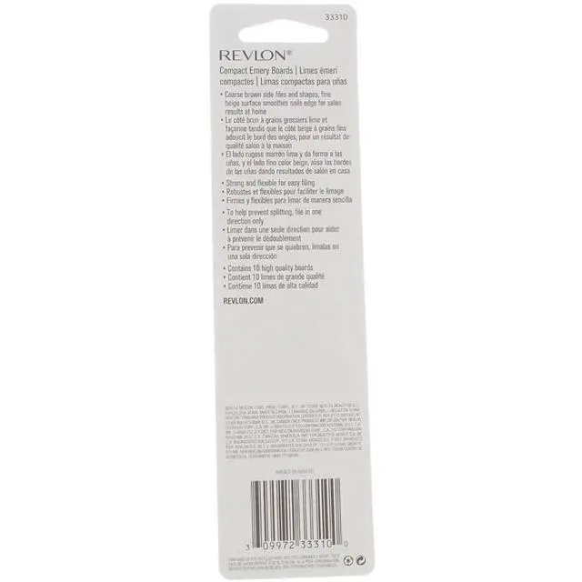 Alt view image 4 of 4 - Compact Emory Boards 10 ct (33310) - Pack of 3