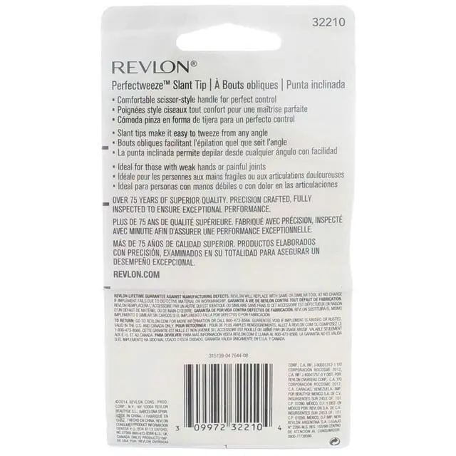 Alt view image 2 of 5 - Perfectweeze Tweezer, Slant Tip, 1 ea (Pack of 3)