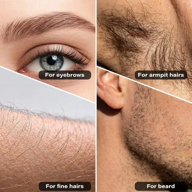 Alt view image 6 of 7 - Professional Slant Tweezers, High Precision For Facial Hair Removal | for Eyebrows, No Hair Breakage, Pain-Free Plucking, Gentle on Skin, for Men Women, Purple