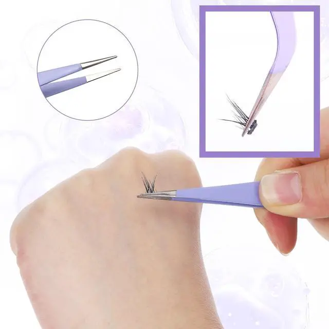 Alt view image 3 of 7 - 2 Pcs Pointed Tweezers for Women Facial Hair Ingrown Hair Tweezers | Precision Stainless Steel Tweezer, Pointy Needle Nose Tweezer, for Eyebrow Chin Ingrown Hair Splinter Removal