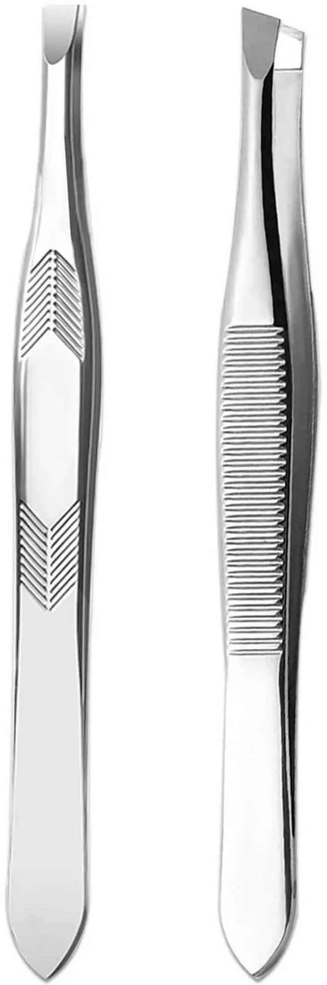 Main image of Tweezers for Women Facial Hair,High Precision Stainless Steel Tweezers for Eyebrows Facial Hair, Splinter and Ingrown Hair Removal,2 Count