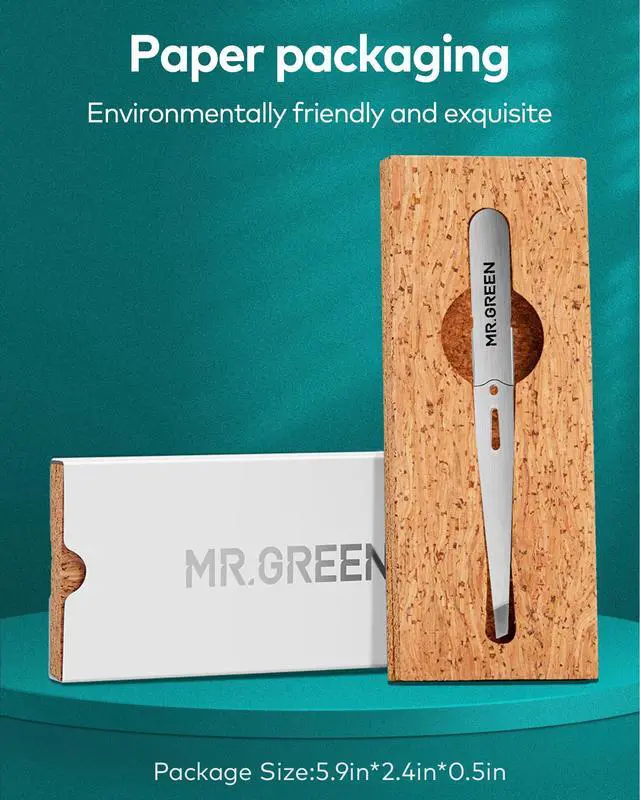 Alt view image 6 of 7 - Tweezers,Professional Precision Eyebrow Tweezers for Women and Men, Tweezers for Facial Hair Women, Stainless Steel Slanted Hair Removal Tweezers, Eyebrow Plucker, Ingrown hair tweezers