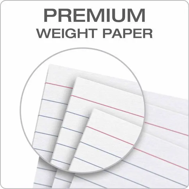 Alt view image 5 of 7 - Ruled Index Cards, 3" x 5", White, 1,000 Cards (10 Packs of 100) (31)