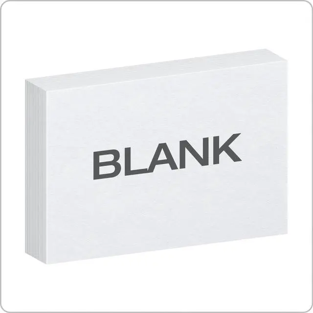 Alt view image 2 of 7 - Blank Index Cards, 4" x 6", White, 300 Count (1 pack) (10002EE)