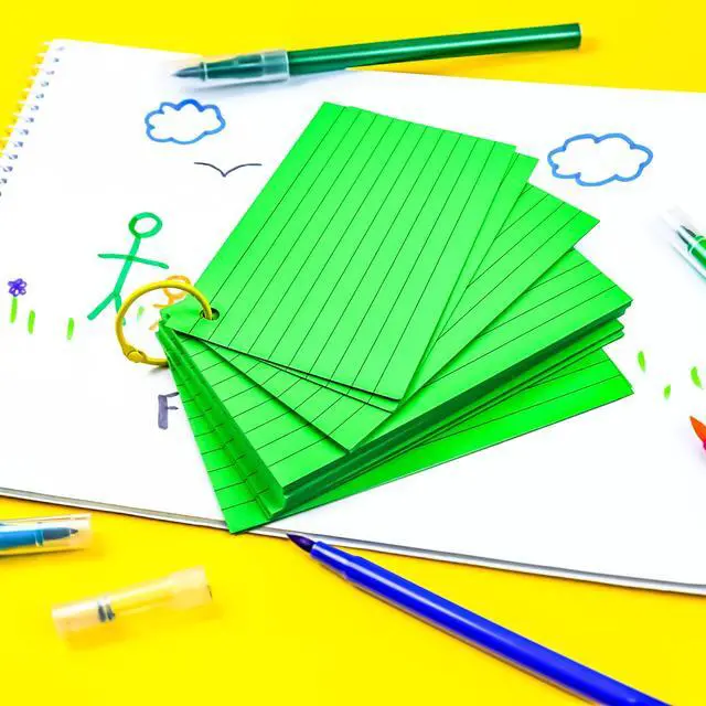 Alt view image 6 of 7 - 600Pcs Colored Index Cards 3x5 Inch Flash Cards with Rings Lined Note Card Flashcards, Colorful Ruled Card Pad Index Note Books 3 x 5 Notecards for Studying School Supply College Office