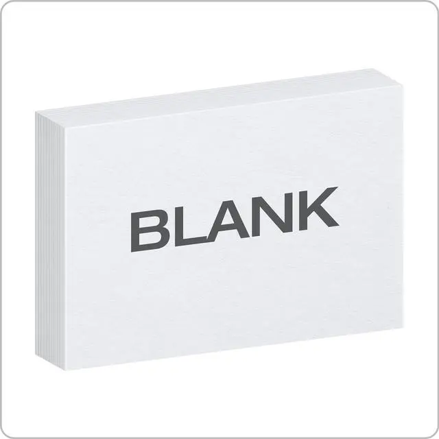 Alt view image 2 of 6 - Index Cards, Index Cards, Blank on Both Sides, White, Cards (40177), 4x6,100 Count (Pack of 5)