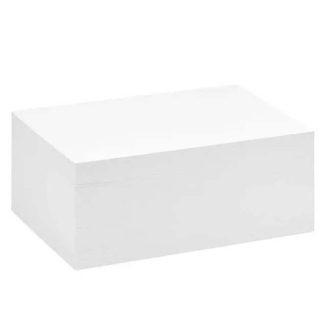 Alt view image 2 of 7 - 100 Pack of 3x5 inches Thick Heavyweight Index Cards on 110lb Card Stock - Perfect for Note-Taking, Studying, and Organization - Ideal for Classrooms, Office, and Home Use (3x5, Inches)