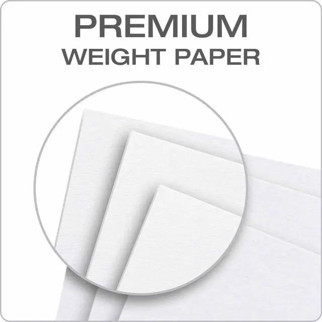 Alt view image 5 of 7 - 50EE Blank Index Cards, 5" x 8", White, 500 Cards (5 Packs of 100) (50)