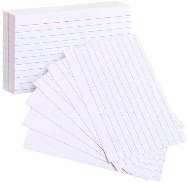 Main image of Lined Index Cards, 3x5, 100 Cards, Flash Cards, Note Cards | Index Card