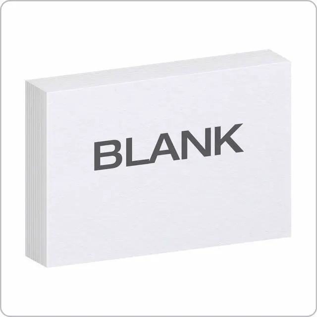 Alt view image 2 of 7 - Blank Index Cards, 4 x 6 Inches, White, 10 Packs of 100 (40)