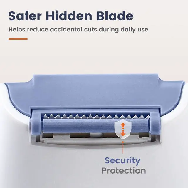 Alt view image 6 of 7 - Aesthetic Tape Dispenser, Tape Holder Cutter, Everyday Desktop Use | One-Handed Use, One-Piece Core and Holder, Hidden Blade, Weighted Base, Non-Slip Pads, Fits 0.75" Tape, Office School Home
