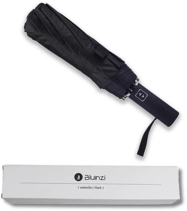 Main image of 1 Pack 46 Inch Compact Umbrella for Rain, Travel, Double 10-rib | 1 Pack 46 Inch Umbrella, Travel Size, Simple and Durable, Small Portable Auto Windproof