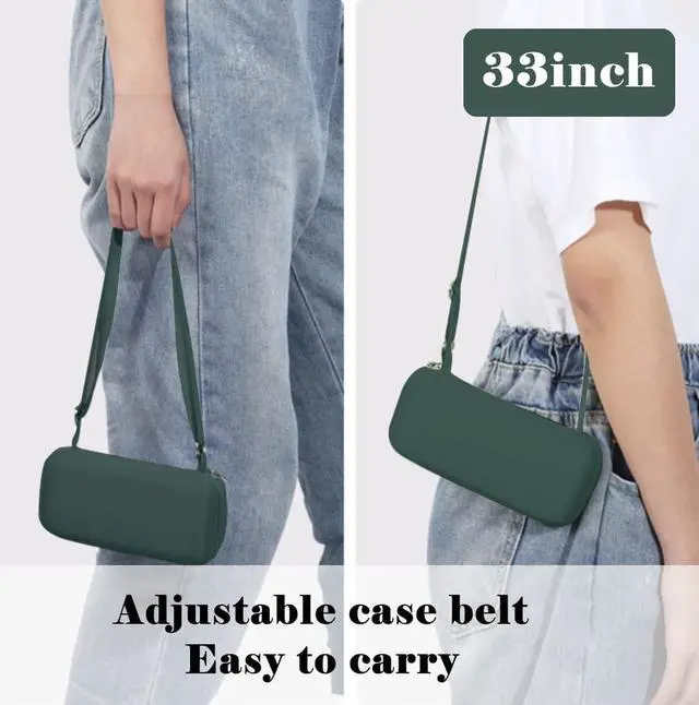 Alt view image 4 of 7 - Mini Sun Umbrella for Purse With Case,Dark Green | Small Compact UV Umbrella Travel Essentials, Lightweight Portable Parasol Windproof for Women Men Kids