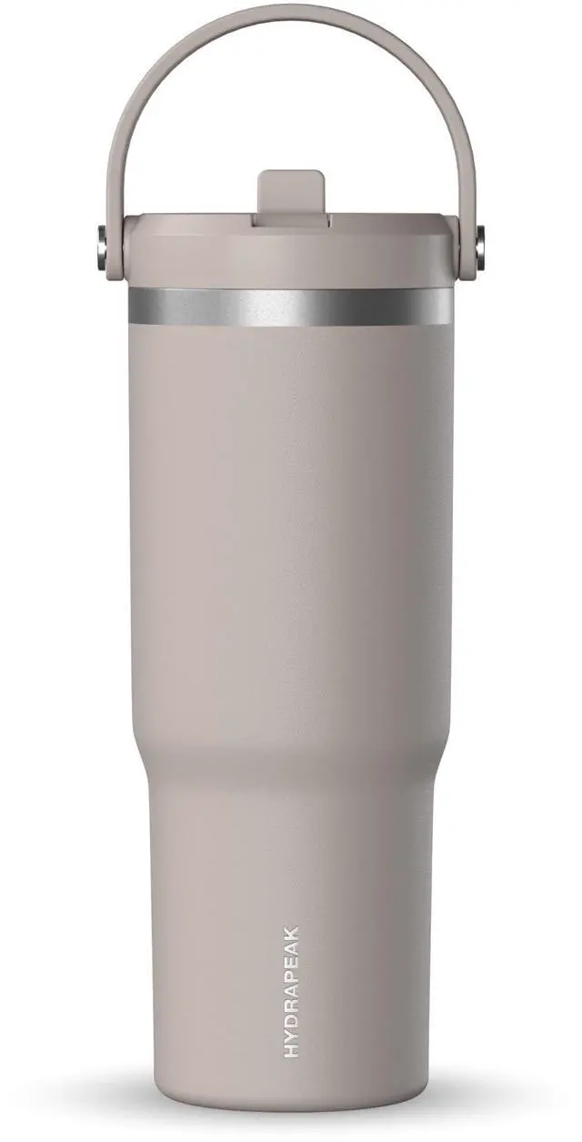 Main image of Nomad 32oz Stainless Steel Insulated Travel Tumbler with Handle & Straw Lid, Leakproof, Cupholder Friendly, Back to School, College Dorm, Gym & Everyday Hydration, Cold 24 Hours (Mocha)