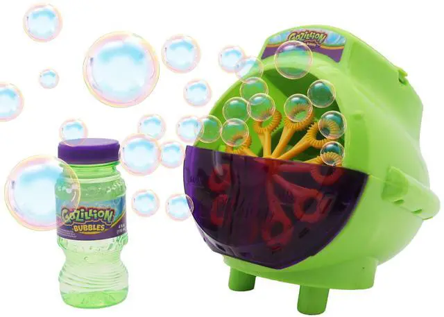 Main image of Bubbles, Hurricane Bubble Making Machine - Portable Bubble Maker - Instant Bubble Creation - Outdoor Toy for Kids - 4 oz. Bubble Solution Included - Ages 3+