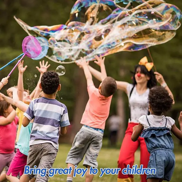 Alt view image 5 of 6 - 33.8 OZ/1 L Concentrated Bubble Solution, Refill for Bubble Machines, Giant Wands, and Blowers - Up to 2.5 Gallons for Kids' Birthday Parties | Refill for Bubble Machines, Giant Wands