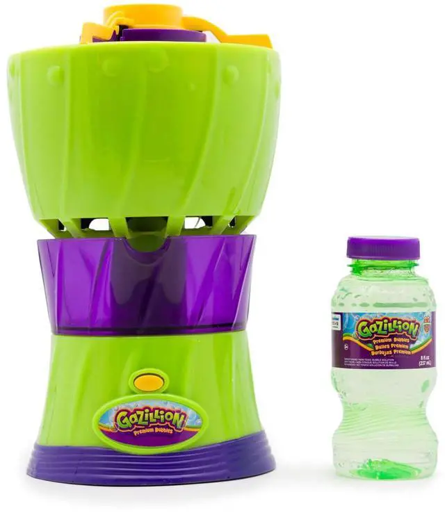 Main image of Bubbles, Bubble Rush Portable Bubble Maker - Instant Bubble Creation - Outdoor Toy for Kids - 8 oz. Bubble Solution Included - Ages 3+