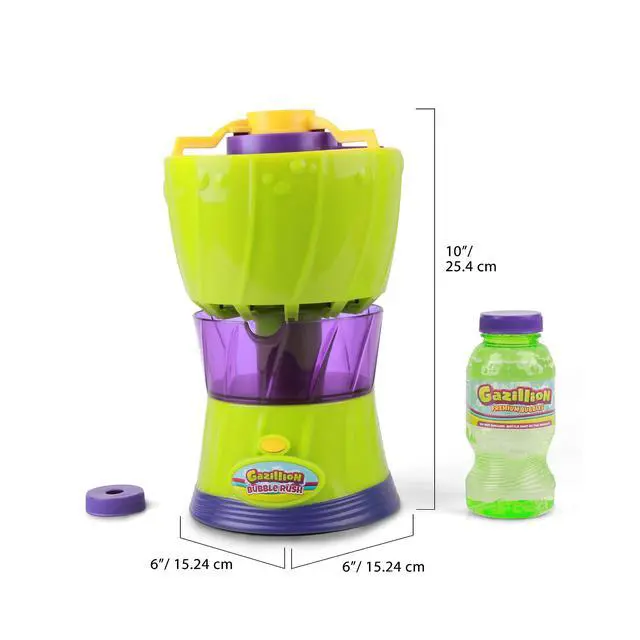 Alt view image 5 of 7 - Bubbles, Bubble Rush Portable Bubble Maker - Instant Bubble Creation - Outdoor Toy for Kids - 8 oz. Bubble Solution Included - Ages 3+