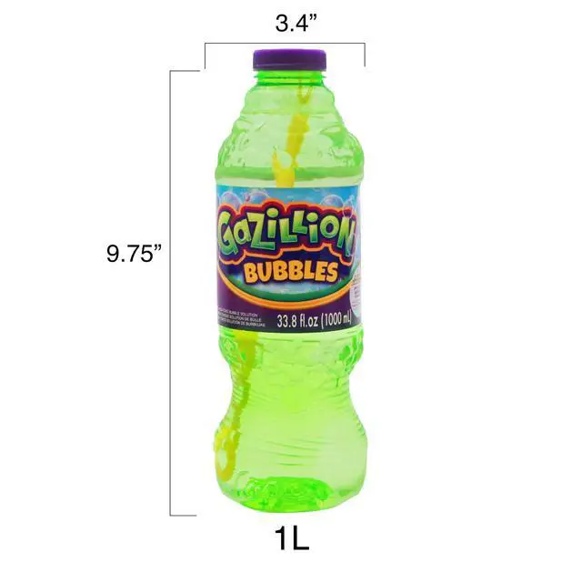 Alt view image 2 of 4 - Bubbles, Original Bubble Solution 1L - Create Bubbles with Premium Formula & 7-in-1 Bubble Wand - Non-Toxic & Safe