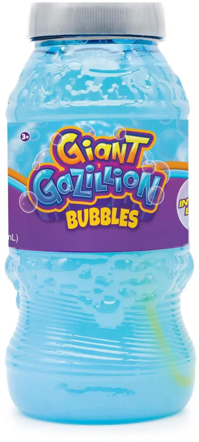 Main image of 2 Liter Giant Solution, Multicolor | Lab-Formulated for Huge Stretchy Bubbles, Safe Non-Toxic No-Stain, Includes Large Bubble Wand