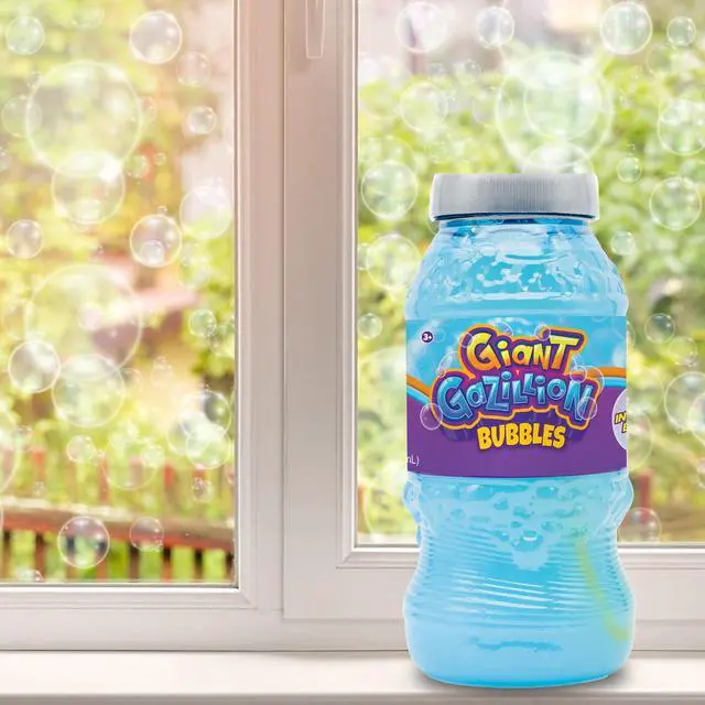 Alt view image 3 of 5 - 2 Liter Giant Solution, Multicolor | Lab-Formulated for Huge Stretchy Bubbles, Safe Non-Toxic No-Stain, Includes Large Bubble Wand