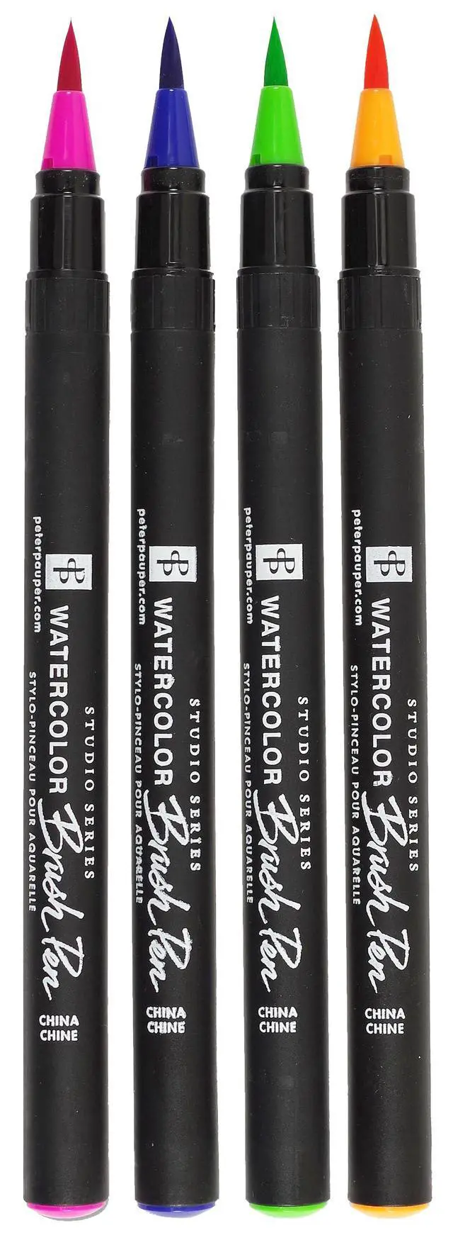 Alt view image 3 of 4 - Studio Series Watercolor Brush Marker Pens (Set of 24 pens, plus bonus water brush), Great for Hand Lettering, Calligraphy, Manga, Comics, Adult Coloring Books, Journals, and all DIY Drawing Art