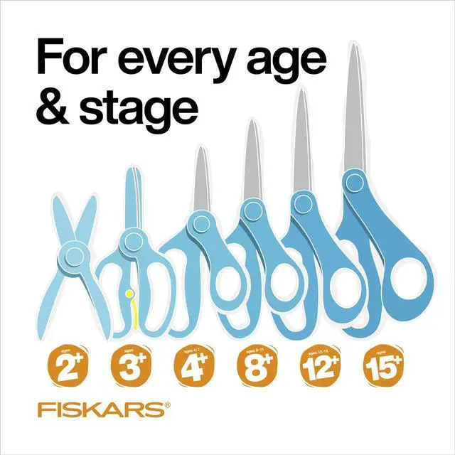 Alt view image 5 of 5 - 7" Student Scissors for Kids Ages 12-14, School & Crafting, 3-Pack | Scissors with Precise Blades for School or Crafting, Ergonomic Handles Designed for Older Kids, Back to School Supplies