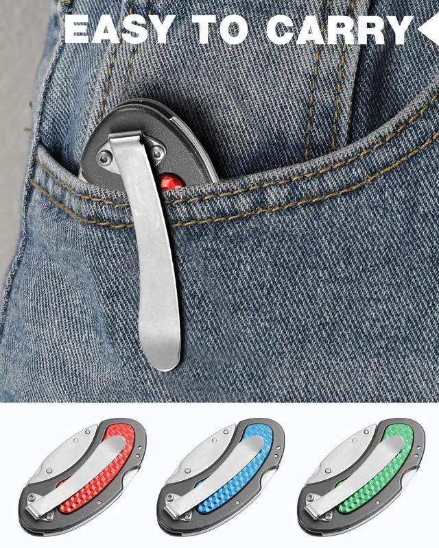 Alt view image 4 of 7 - Folding Utility Knife Set | Quick Change Blade, Back-lock Mechanism 3-piece with 10-piece Extra Blades, for DIY, Home, Office & Artcraft Use