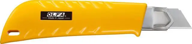 Alt view image 2 of 6 - 18mm Heavy-Duty Utility Knife (L-1) - Ratchet Lock, Snap-Off Blade | 18mm Japanese tool steel snap-off, ratchet-lock, ABS handle - Construction and drywall - Contractors and Construction