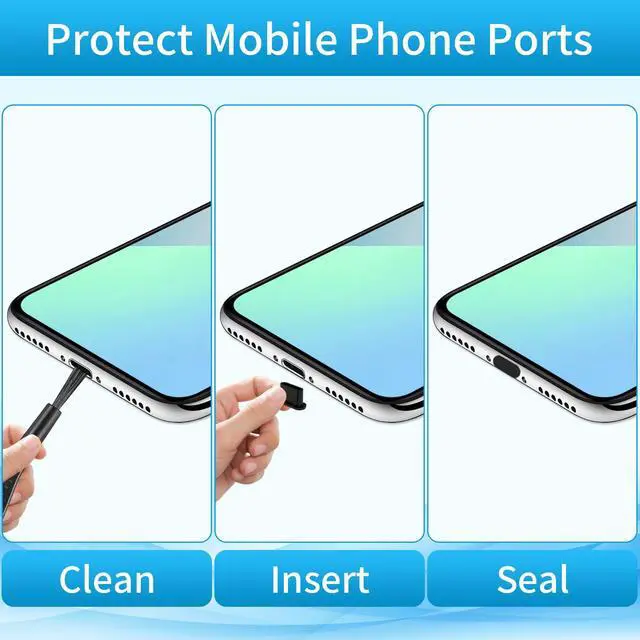 Alt view image 3 of 7 - 100 Pcs USB C Dust Plugs,Port Cleaner with Brush for Phones | Type C Cleaning Kit,Charging Port Cleaner Kit Suitable for Phones With Usb C Such As Apple 15 And Samsung S20 S21 S22 S23
