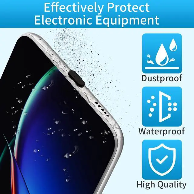 Alt view image 4 of 7 - 100 Pcs USB C Dust Plugs,Port Cleaner with Brush for Phones | Type C Cleaning Kit,Charging Port Cleaner Kit Suitable for Phones With Usb C Such As Apple 15 And Samsung S20 S21 S22 S23