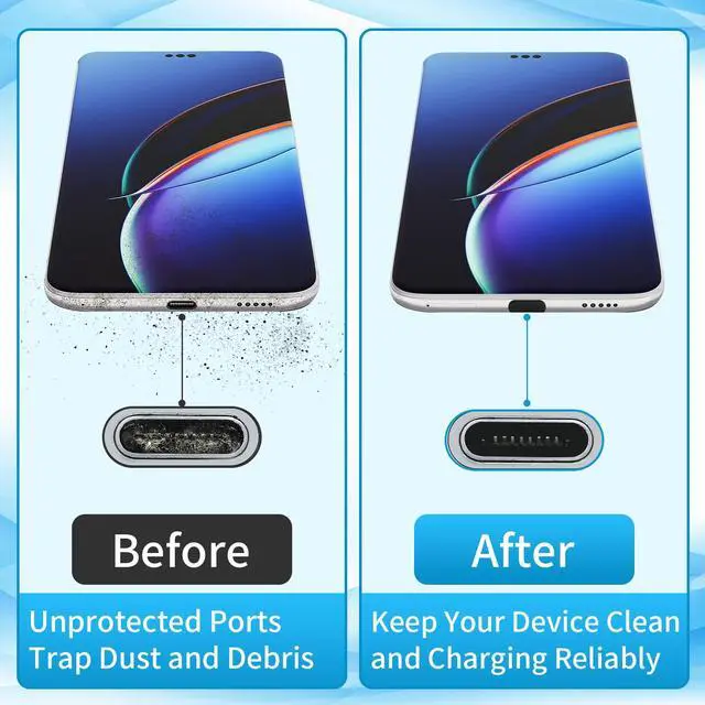 Alt view image 6 of 7 - 100 Pcs USB C Dust Plugs,Port Cleaner with Brush for Phones | Type C Cleaning Kit,Charging Port Cleaner Kit Suitable for Phones With Usb C Such As Apple 15 And Samsung S20 S21 S22 S23