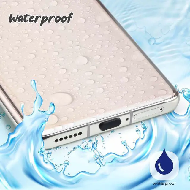 Alt view image 3 of 7 - 30P USB C Dust Plug Type C Anti Dust Plugs Cover USB C Dust Cover | Type C Charging Port Protector with Cleaning Brush for iPhone 15/16/17 Series Samsung Galaxy S23, S22, S21, All Type-C Device