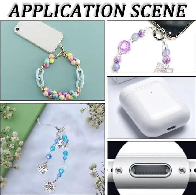 Alt view image 4 of 5 - 1 Box 50Pcs Cell Phone Dust Plug Phone Dust Plugs Type C Charging Port Plug Clear Charging Port Covers Anti Dust Plug Cover Dust Plugs for Phones Earphones Laptops Accesories Women Men