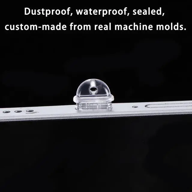 Alt view image 3 of 6 - 100 Pcs Type C Dust Plug, Anti-Dust Charging Port Protector | Silicone, with Cleaning Tool, for Electronic Devices, Clear