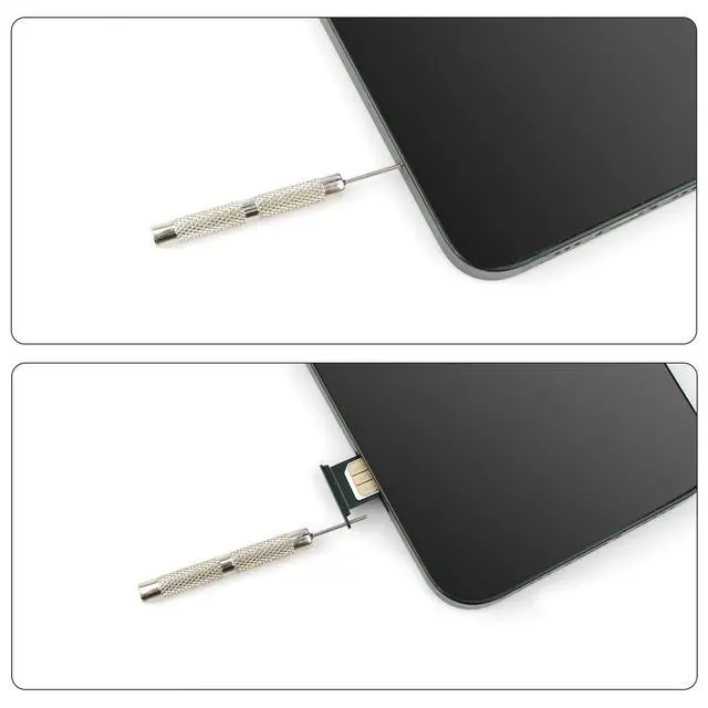 Alt view image 5 of 7 - 12 Pack SIM Card Removal Pin SIM Card Tray Removal Tool Eject Pin Tools Compatible with iPhone iPad Samsung Galaxy HTC Smartphone Ejector Pins Needle Remover for All Models Cell Phone Ejector Opener