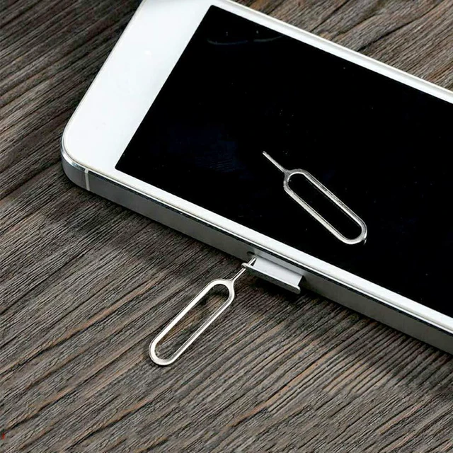 Alt view image 7 of 7 - 7Pcs SIM Card Removal Openning Tool Tray Eject Pins Needle Opener Ejector Compatible with All iPhone Apple iPad HTC Samsung Galaxy Cell Phone Smartphone Watchchain Link Remover (7Styles)