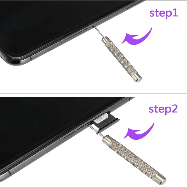 Alt view image 6 of 7 - 7Pcs SIM Card Removal Openning Tool Tray Eject Pins Needle Opener Ejector Compatible with All iPhone Apple iPad HTC Samsung Galaxy Cell Phone Smartphone Watchchain Link Remover (7Styles)