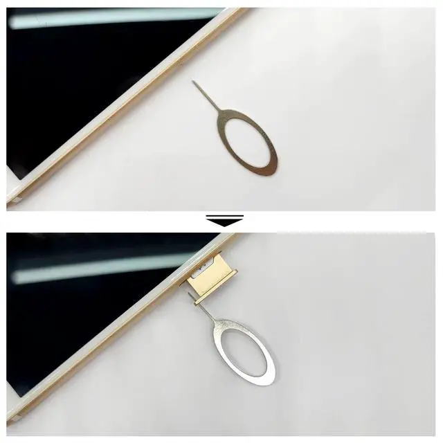 Alt view image 2 of 5 - 6pcs SIM Card Removal Tool Card Tray Eject Pins Slot Opener Needle | Easy to Hold, Lightweight & Durable Stainless Steel, 6 Styles Card Taking Pins, for SIM Eject Holes in Phones & Tablets