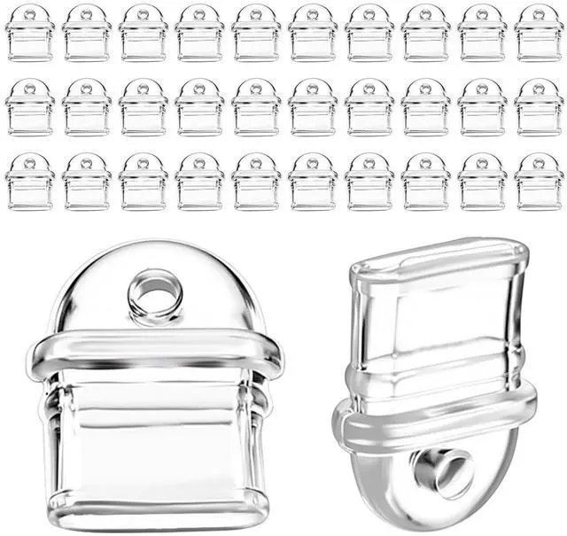 Main image of 30 Pcs White Anti Dust Silicone Type C Charging Port, Silicone Dust Plug, Type-C Charging Port Protector, Clear Chargings Ports Covers Anti Plug Cover Plugs for Phones Laptops