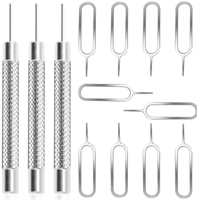 Main image of 13 Pcs SIM Card Removal Openning Tool, SIM Card Ejector Removal Tool Pin, Tray Eject Pins Needle Opener, Universal Sim Ejector Tool, Watchchain Link Remover