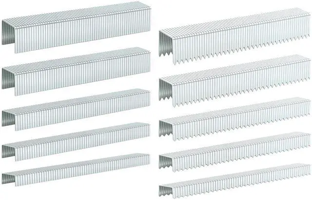 Main image of 20 Guage T/50 Staples,1/4+"5/16"+3/8"+1/2"+9/16":3280pcs | Galvanized Nails,5 Sizes Assorted Size Project Pack for Staple Gun or T-50 Stapler