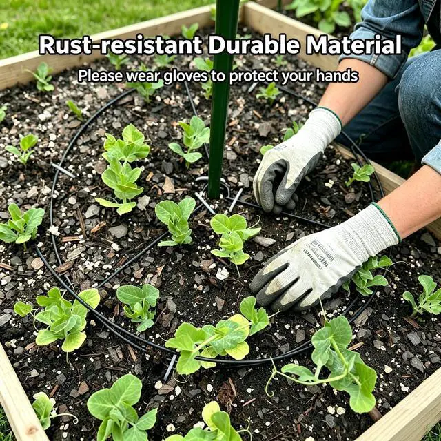 Alt view image 4 of 6 - 5 Inch Landscape Staples, 25 Pack Heavy Duty Galvanized U-Shaped Garden Stakes & Sod Pins for Weed Barrier, Landscape Fabric, Irrigation Tubing, Ground Anchoring - Rust Resistant
