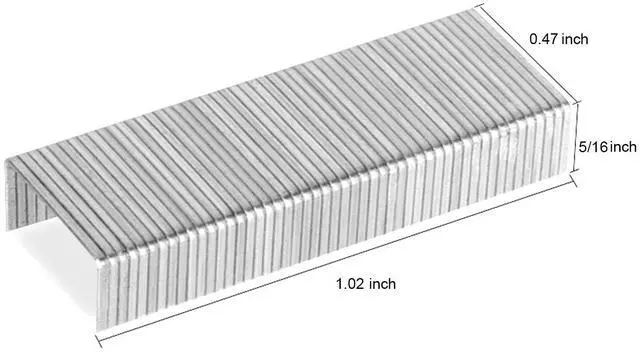 Alt view image 3 of 6 - 5,000 Staples, Fits 40 & 60 Sheet Capacity Staplers, 5/16" Leg Length | Jam Free Sharp Chisel Point Design, 10 Boxes of 500 Staples