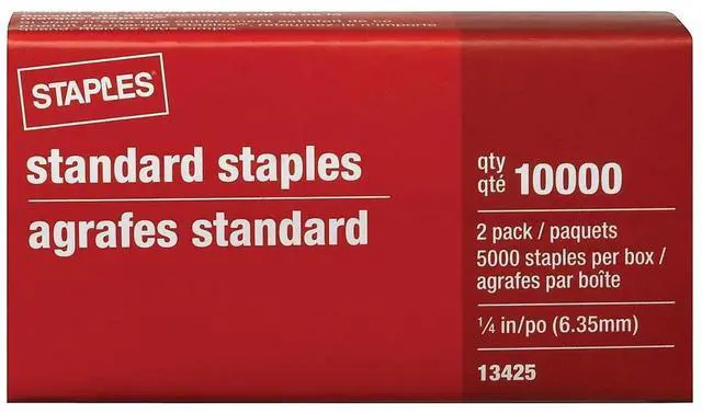 Main image of 648695 Standard Staples 5 000/Box X 2 Pk 10 000 Count (13425-Us)