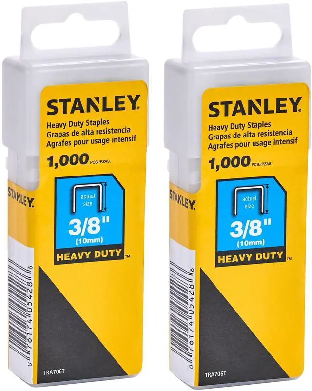 Main image of Sharpshooter Staples TRA706T 3/8 Inch Leg Length, 1000/Box, Pack of 2